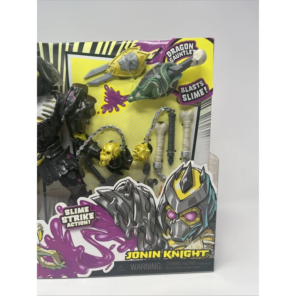 Ninjombie Jonin Knight Figure w Comic Book Slime Strike